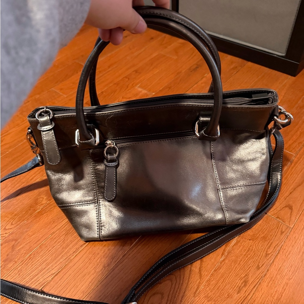 Giani Bernini Women's Silver Crossbody Purse